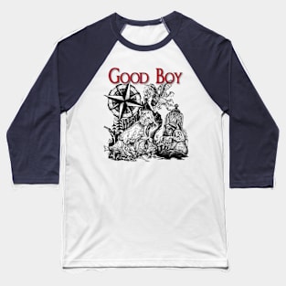 Good Boy Collage Baseball T-Shirt